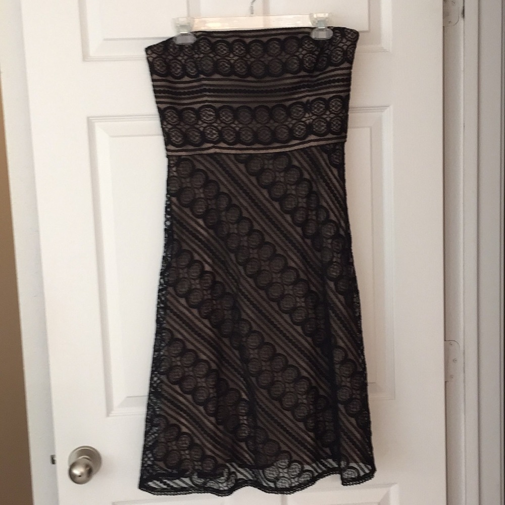 Loft lace overlay dress